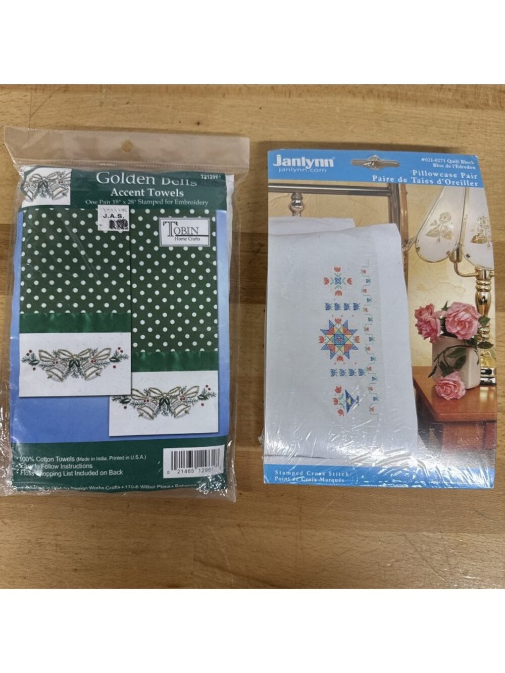2 Crosstitch Patterns - Sealed - No Threads - LOOK